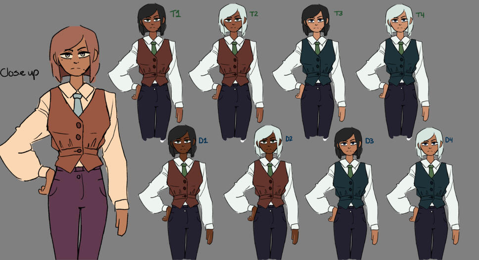 Siobhan - Redesign Sheet (The Macabre Mysteries of Mosshilton Manor)